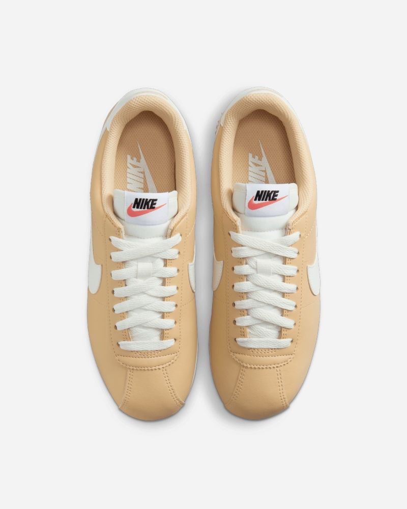 Nike cortez clearance leather femme brun