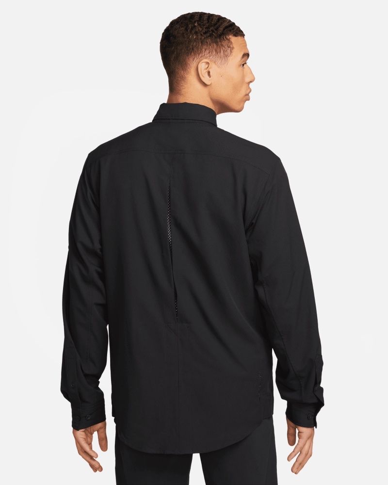 Men s Nike ACG Dri Fit Uv Devastation Trail Black Top EKINSPORT