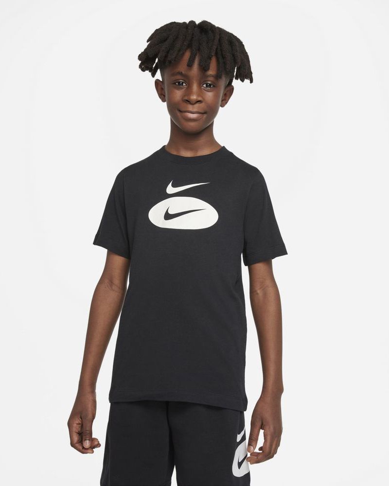 tee shirt nike sportswear noir pour enfant do1808 010