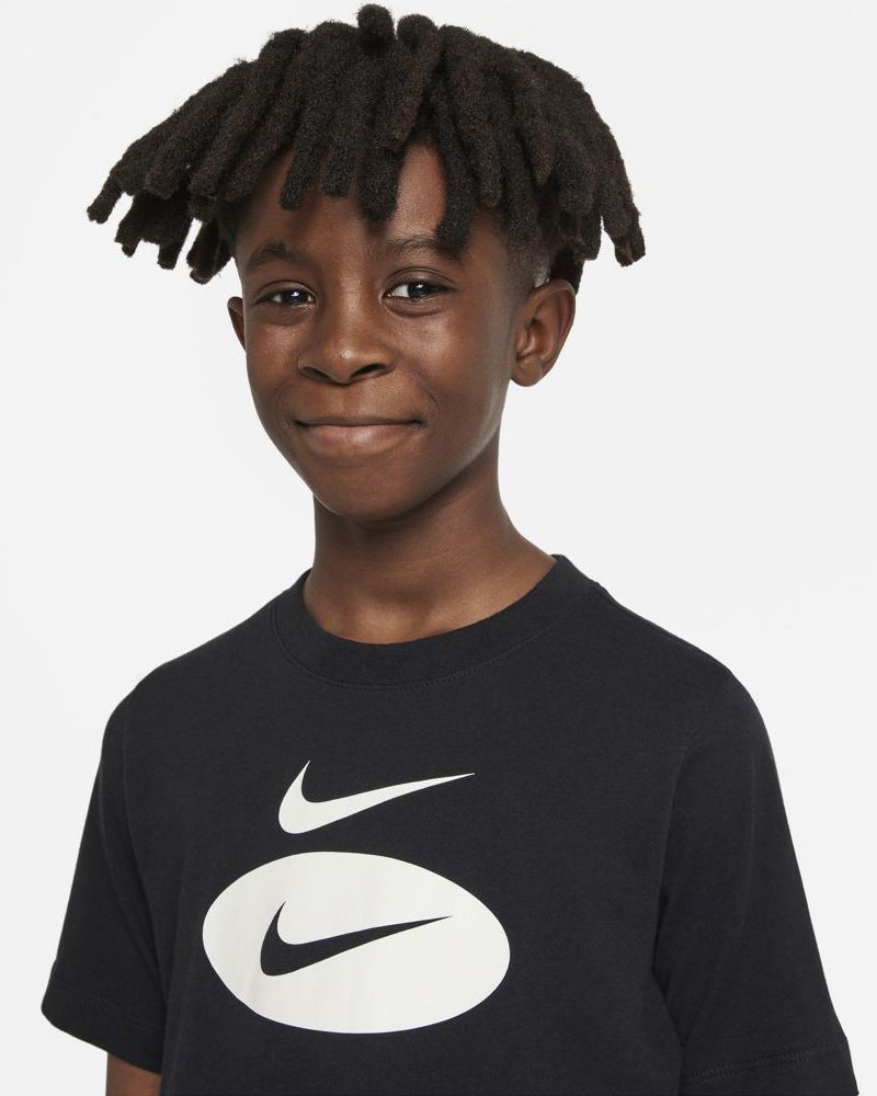tee shirt nike sportswear noir pour enfant do1808 010