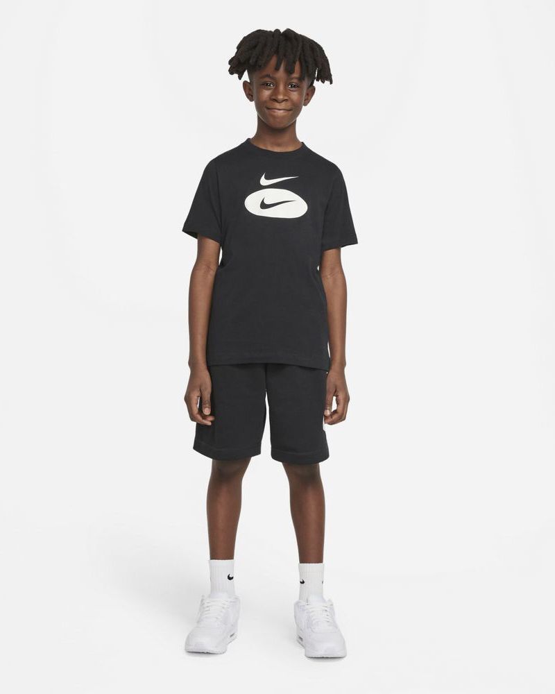 tee shirt nike sportswear noir pour enfant do1808 010