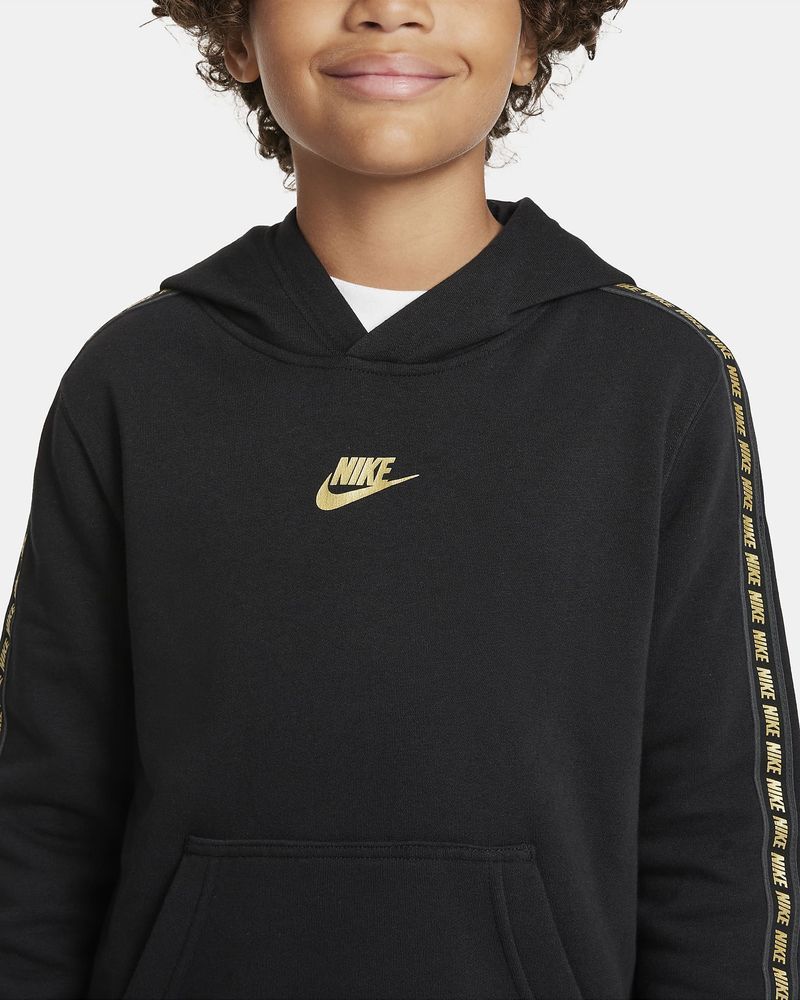 Felpa con cappuccio Nike Sportswear da ragazzo DO2652 010 Nero