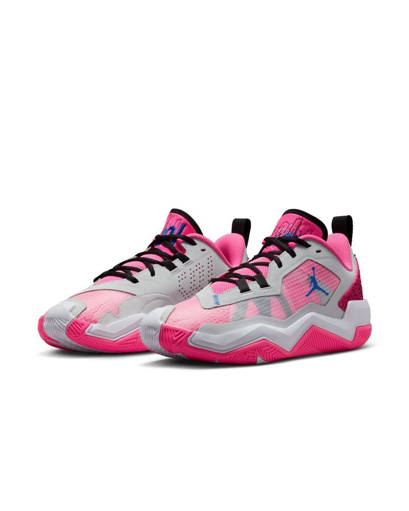 Chaussures de basket Jordan One Take 4 Blanc Rose pour Homme