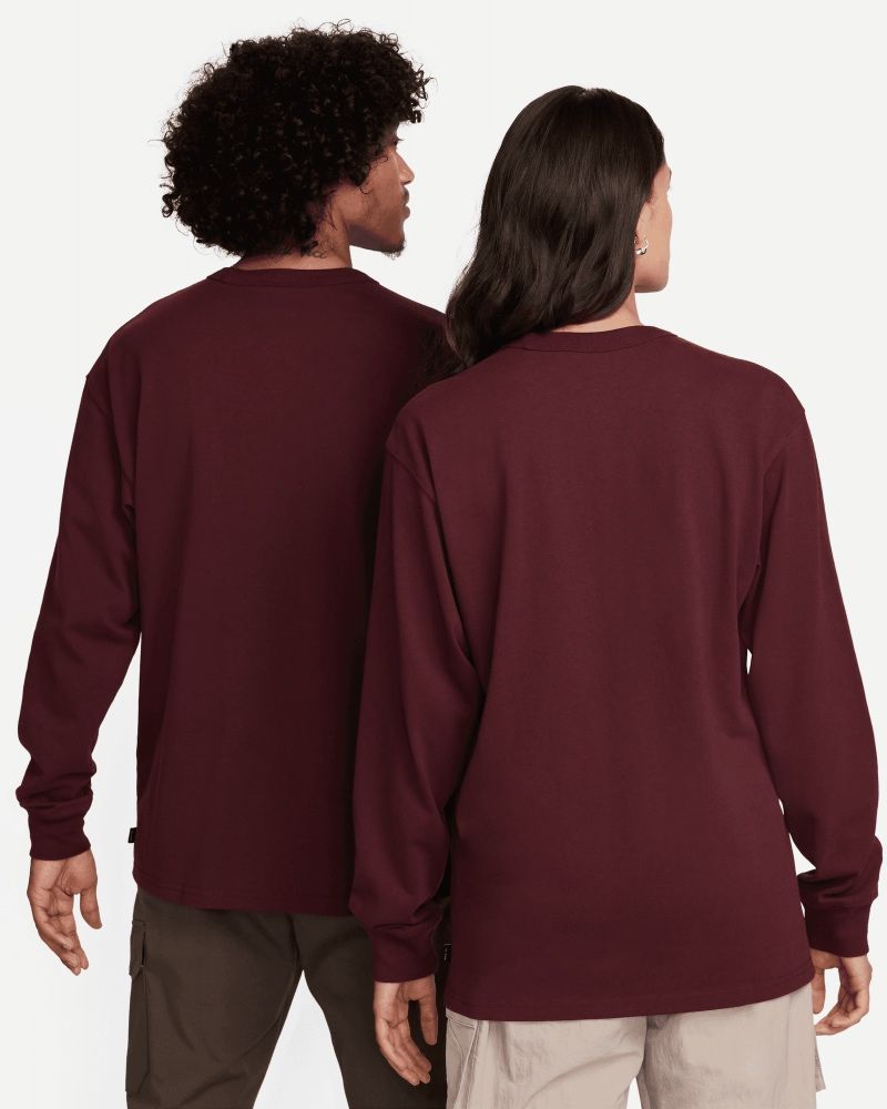 Maroon nike long sleeve sale