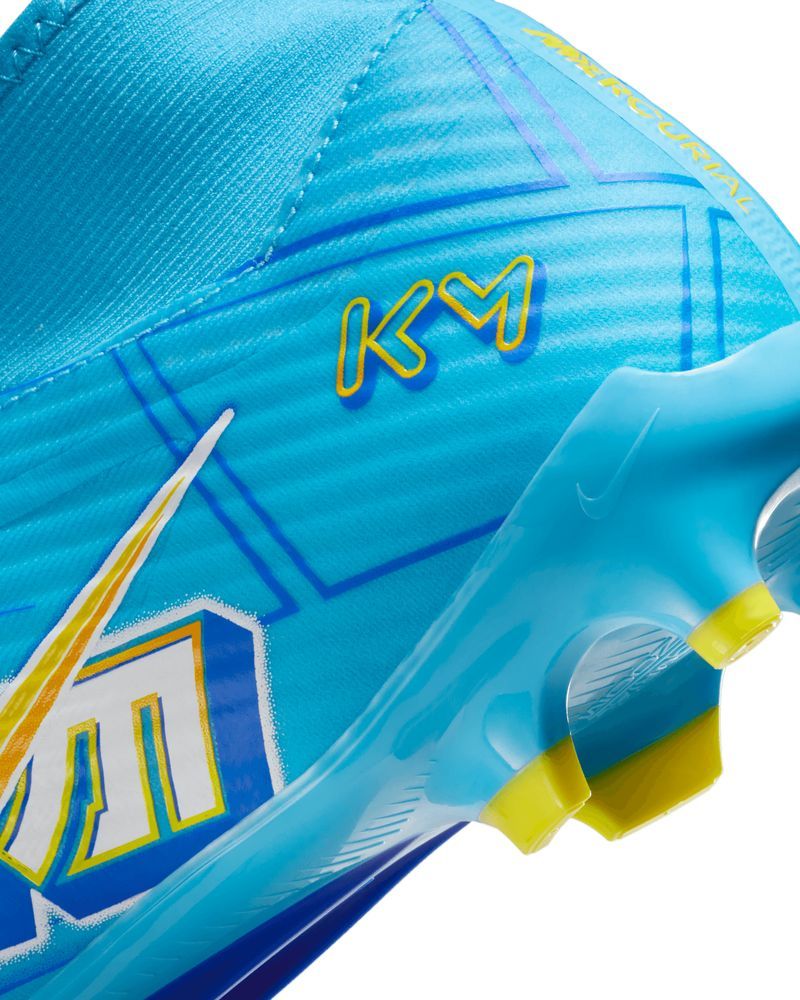 Nike Chaussures Football Mercurial Superfly VIII Pro KM AG Bleu