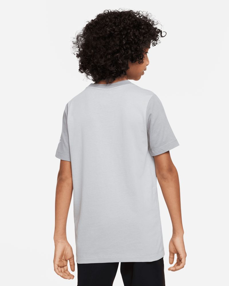 tee shirt nike sportswear repeat gris pour enfant dq5102 077