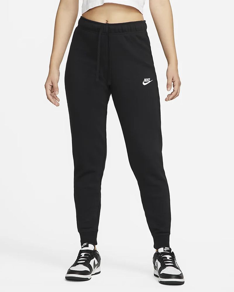 Pantalon Taille Mi-Haute Nike Sportswear Club Fleece pour Femme -  DQ5174-010 - Noir