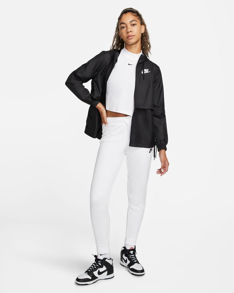 Pantalon Taille Mi-Haute Nike Sportswear Club Fleece pour Femme -  DQ5174-100 - Blanc