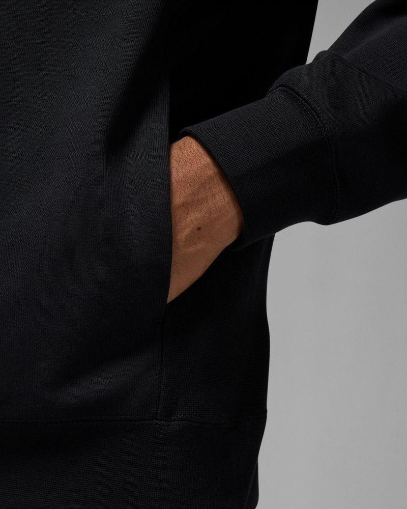 Sweat jordan brushed capuche noir hot sale