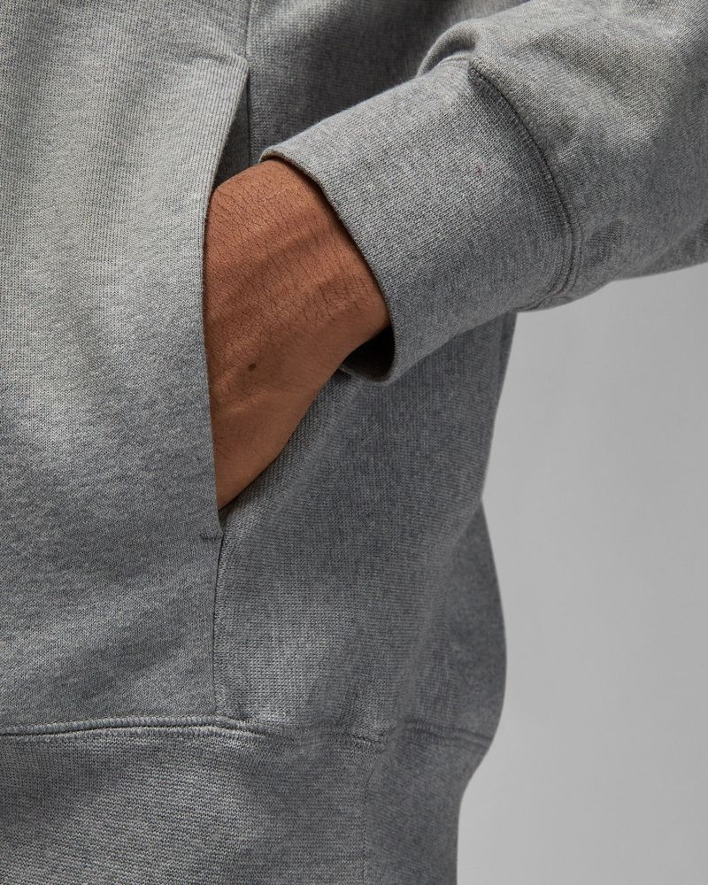 Sweat jordan brushed capuche gris hot sale