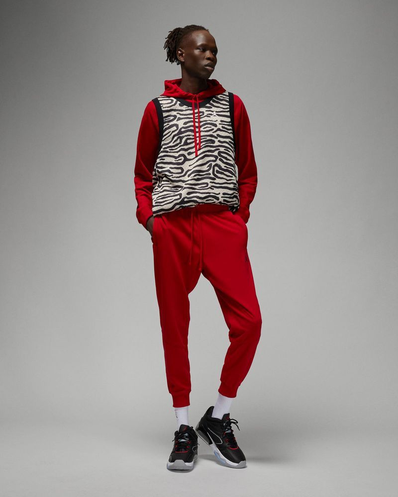 Jordan red shop fleece pants