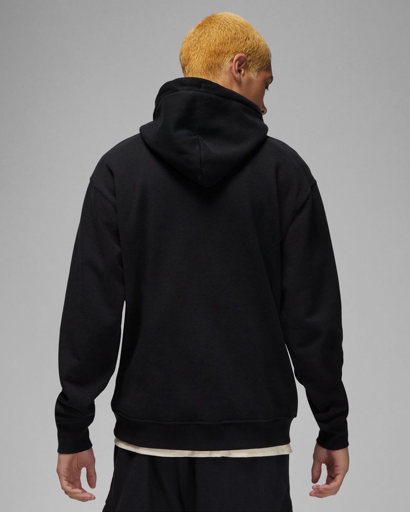 Men s Jordan Flight Fleece Hoodie Black DQ7338 010 EKINSPORT