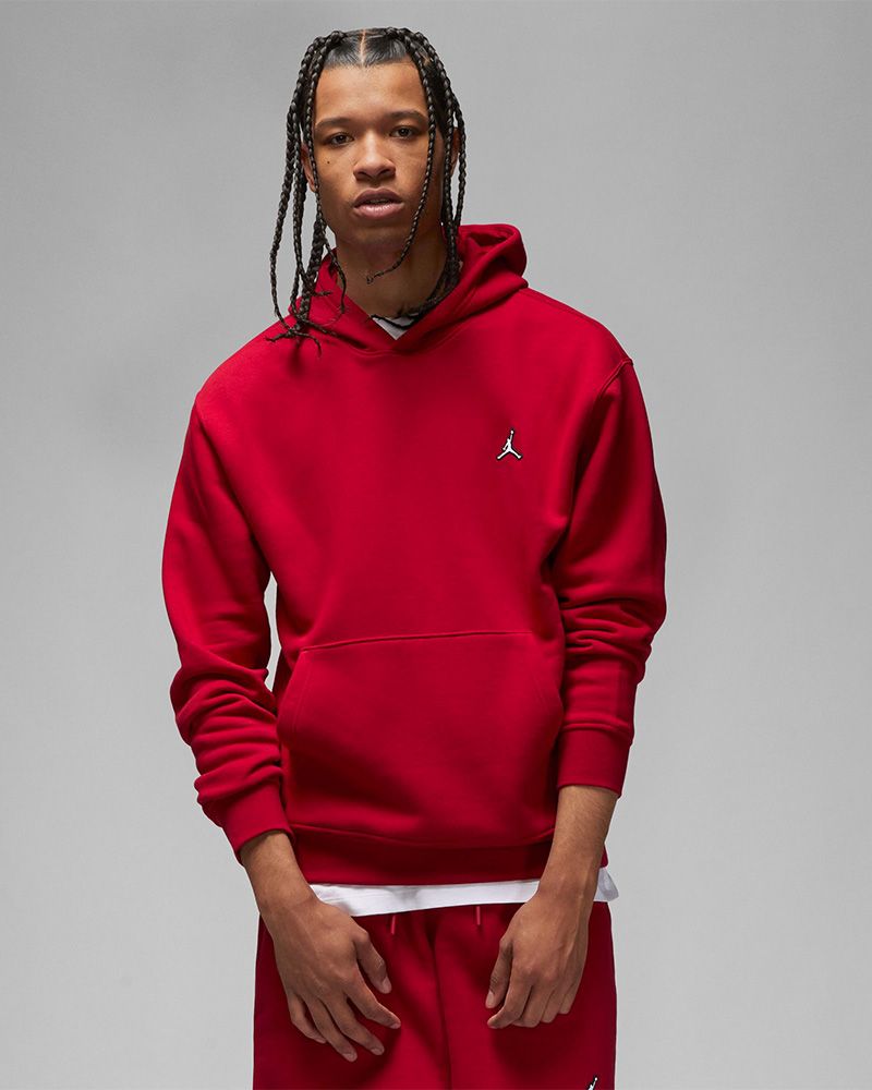 sudadera JORDAN bordada con capucha roja