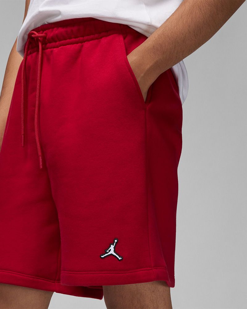 Pantalones jordan online cortos rojos