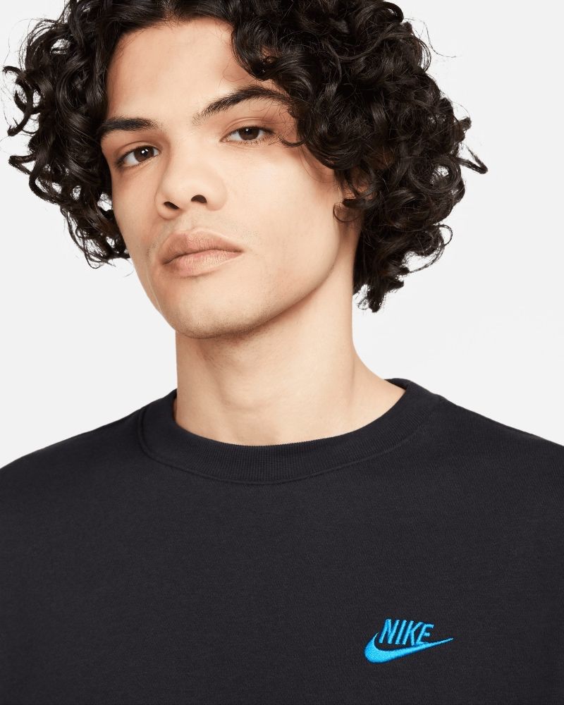 Sudadera Nike Sportswear Club Negra Hombre EKINSPORT