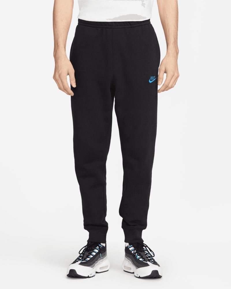 Men s Nike Sportswear Club Black Blue Jogging Socks EKINSPORT