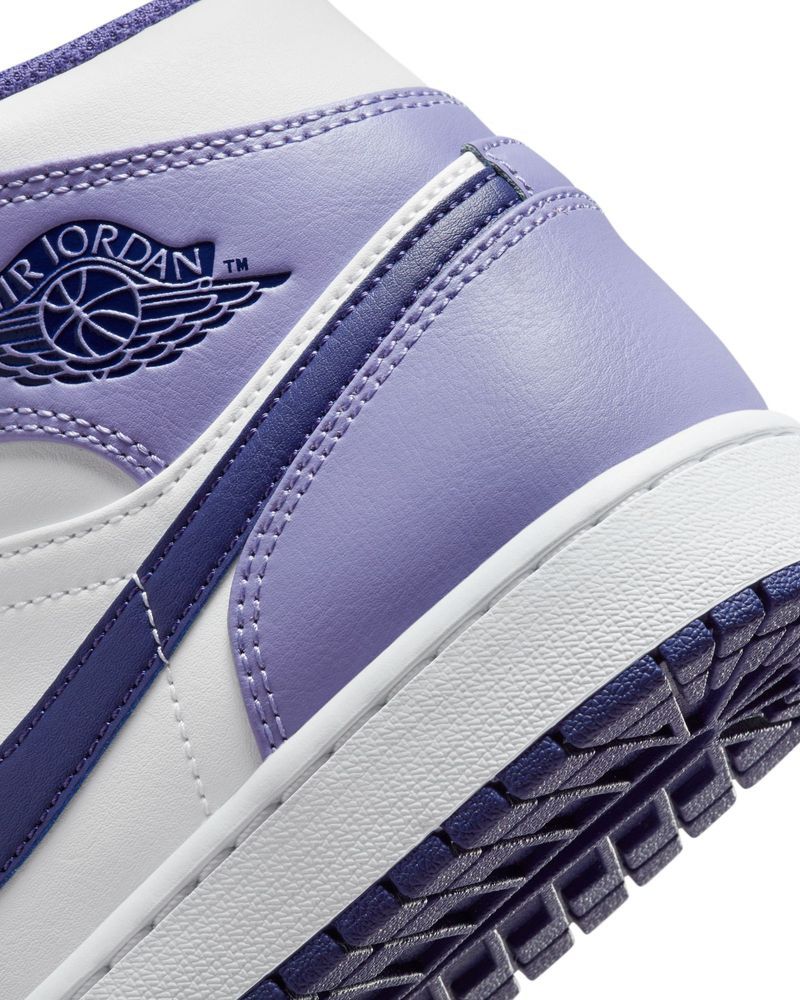 Air Jordan 1 Mid Violet White Men s Shoes EKINSPORT
