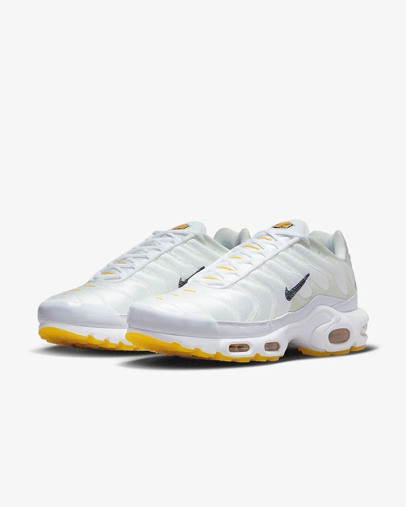Nike tuned hotsell white and gold