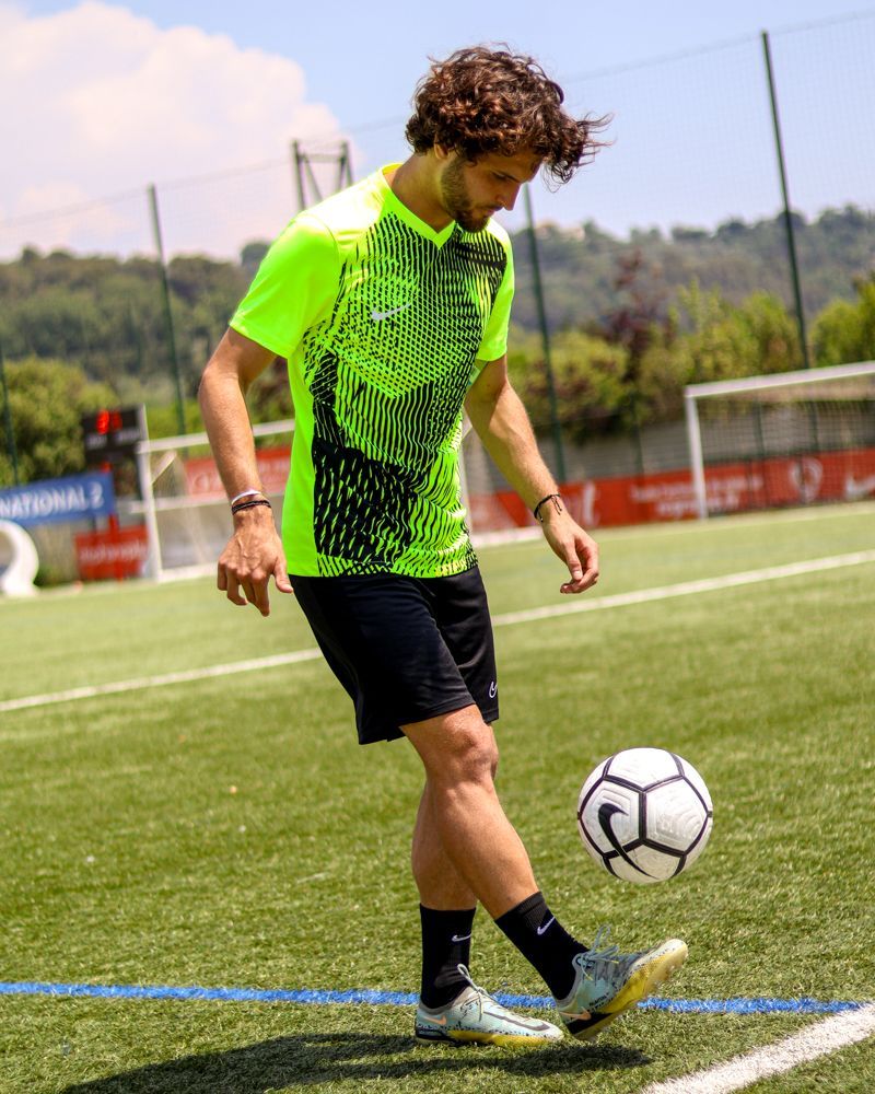 Maillot de hotsell foot jaune fluo