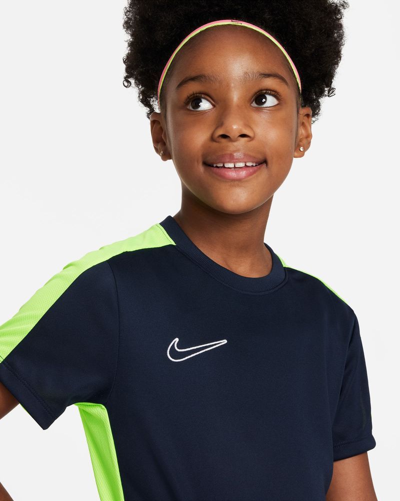 Camiseta Nike Dri Fit Academy 23 Ni o DR1343 452 Azul Marino y