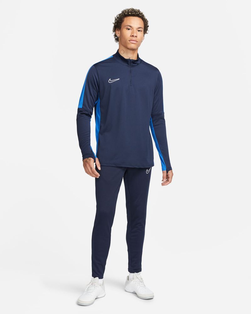 Felpa Nike Dri Fit Academy 23 Uomo DR1352 451 Blu scuro e Blu