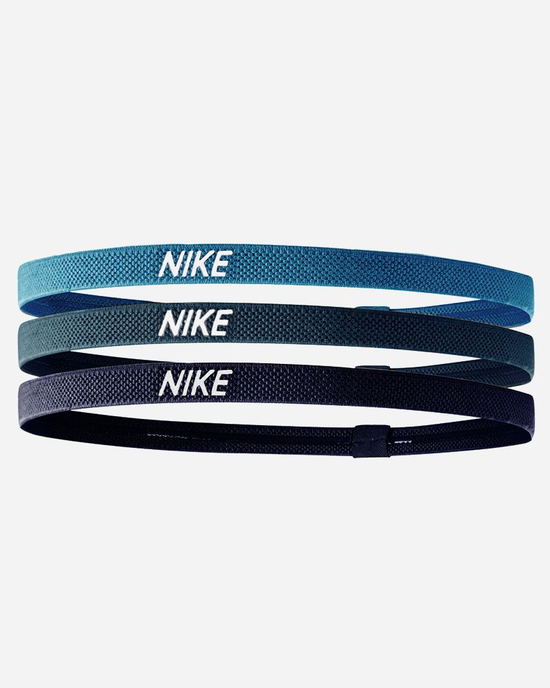 Lot de 3 bandeaux Nike Elastic Bleu Ciel/Blanc/violet