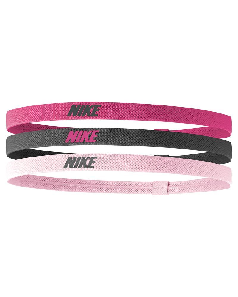 Nike - Bandeau avec nœud torsadé en velours - Rose
