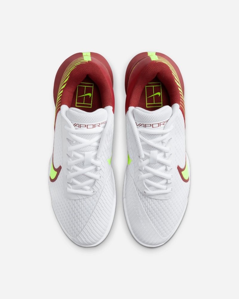 Chaussures de Tennis NikeCourt Air Zoom Vapor Pro 2 Blanc Rouge