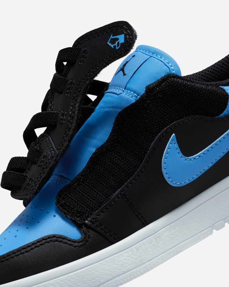 Chaussures Jordan 1 Low Alt Noir Bleu pour Enfant EKINSPORT