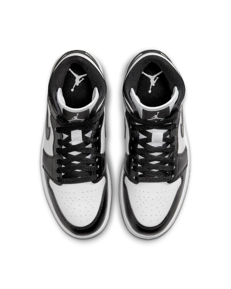 Jordan scarpe top bianche e nere