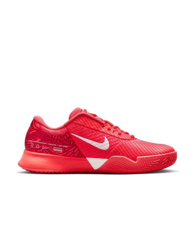 All red nike tennis top shoes