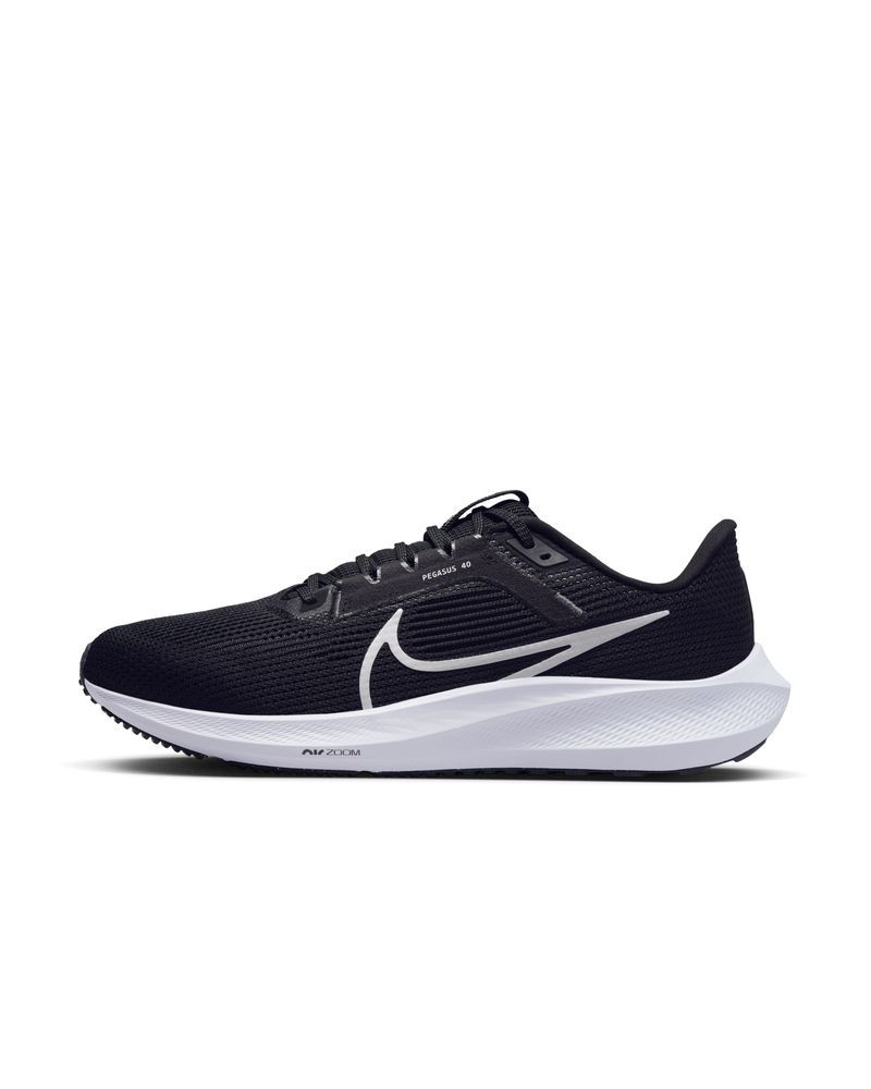 Nike Pegasus 40 Black & White Men's Running Shoes - DV3853-001 | EKINSPORT