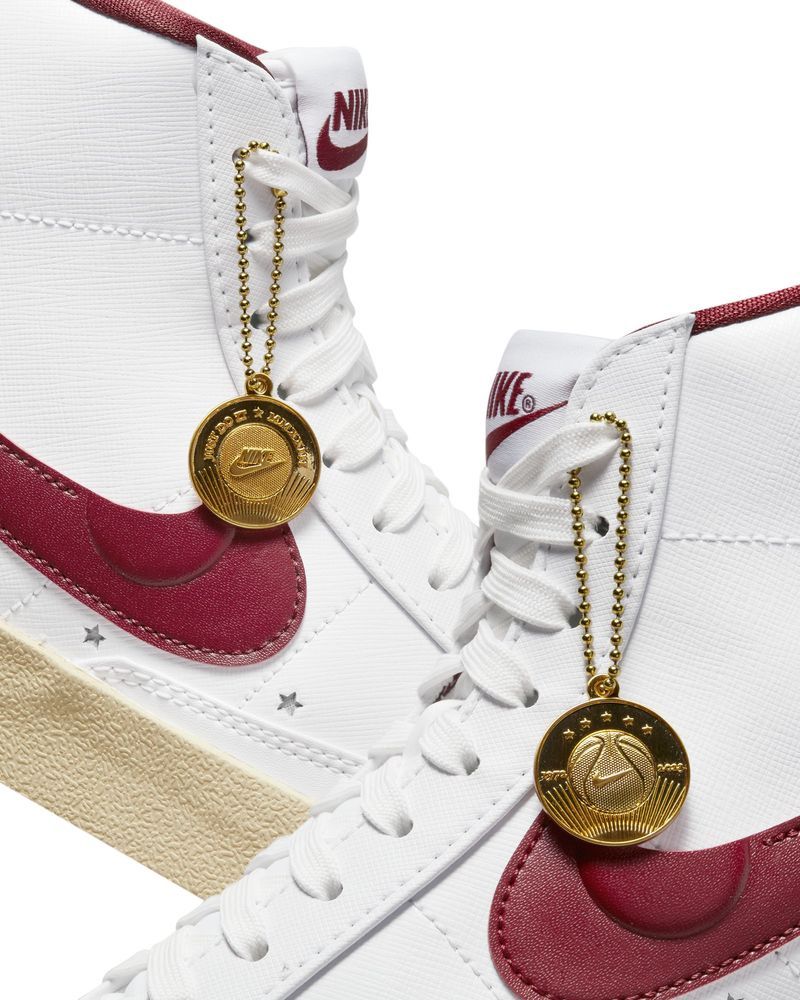 Nike blazer mid femme argent outlet