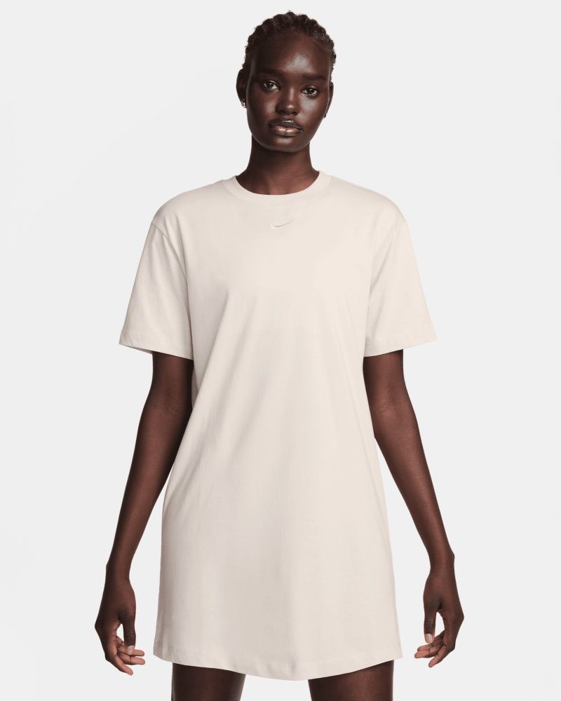 Nike t shirt dress new arrivals white