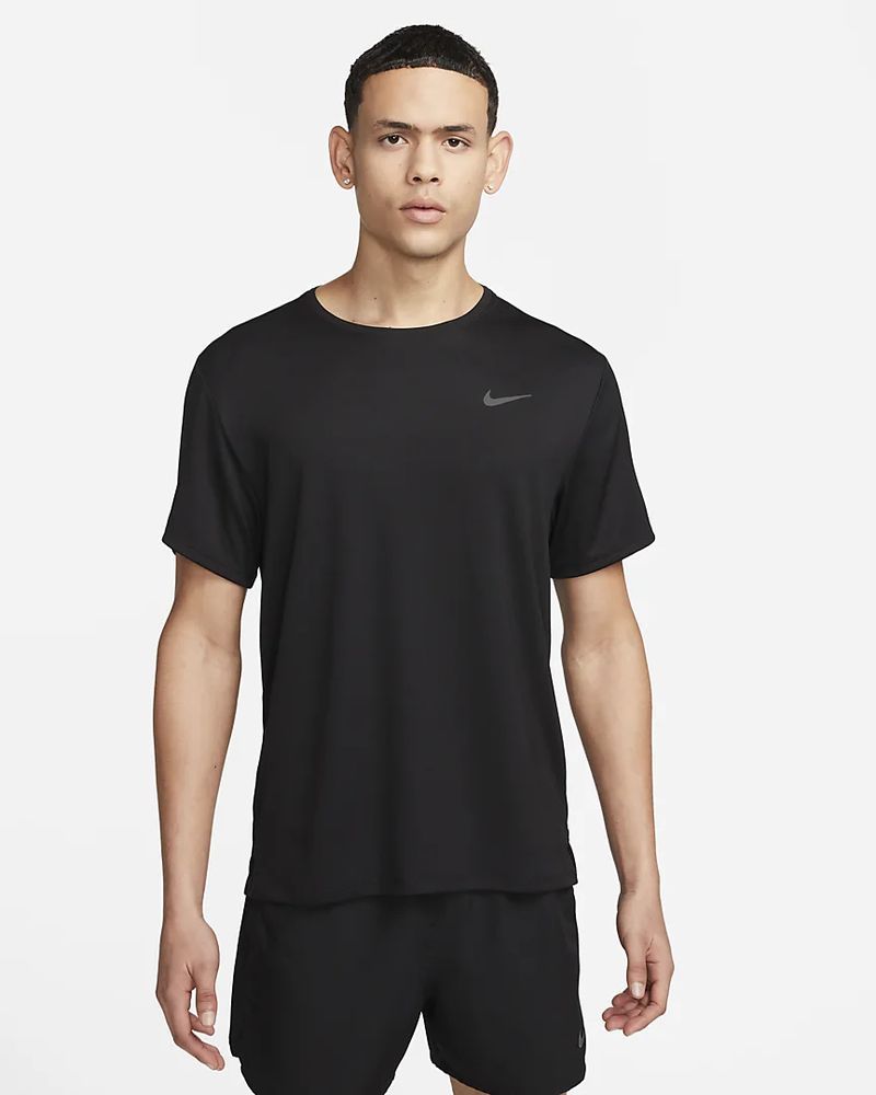 Nike Dri-FIT UV Miler T-Shirt - DV9315-010 - Black | EKINSPORT