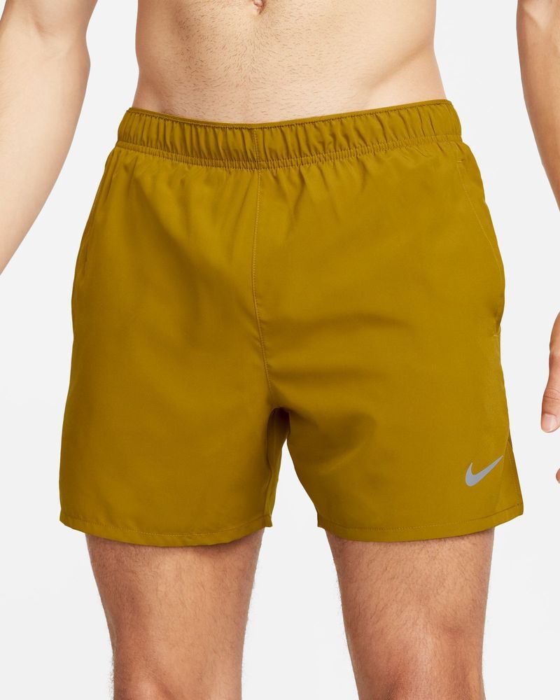 Short de Running Nike Challenger Dri-FIT 5 Brief-Lined Or pour Homme