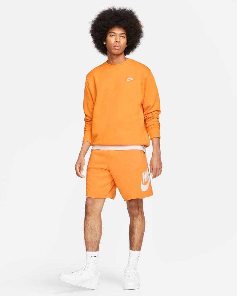 Nike alumni shorts best sale orange