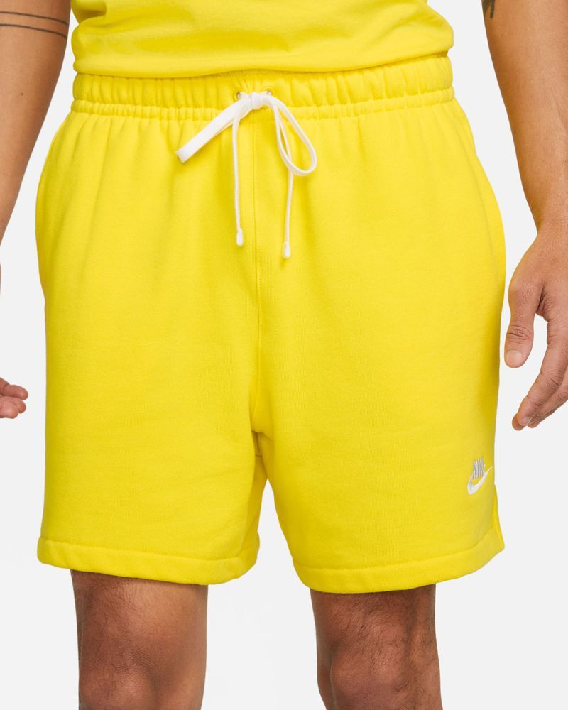 Men s Nike Club Fleece Yellow Short DX0731 731 EKINSPORT