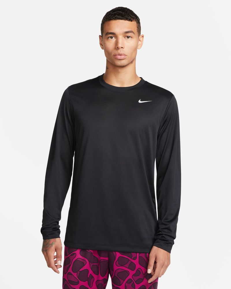 Nike Dri-FIT Track Club Men's Fleece Long-Sleeve Crew Neck Running