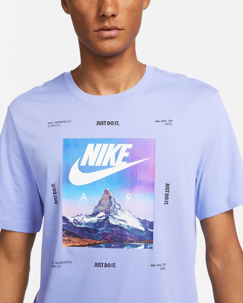 Nike Sportswear Men s Photo T Shirt DX1087 569 Purple EKINSPORT