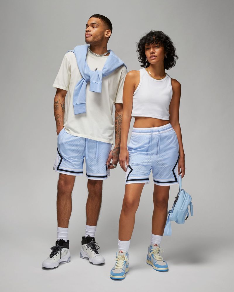 Jordan hot sale basket bleu