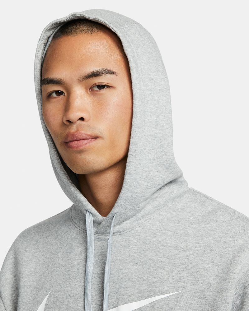 Men s Nike Sportswear Repeat Grey White Hoodie DX2028 066