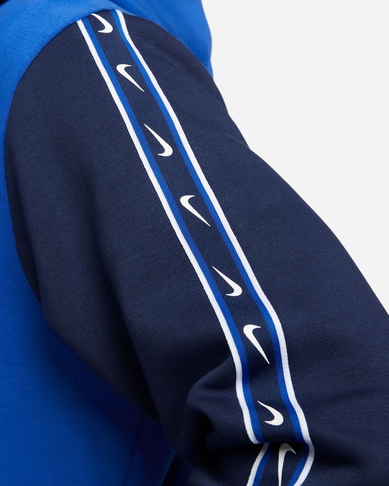 Nike tape hoodie blue discount