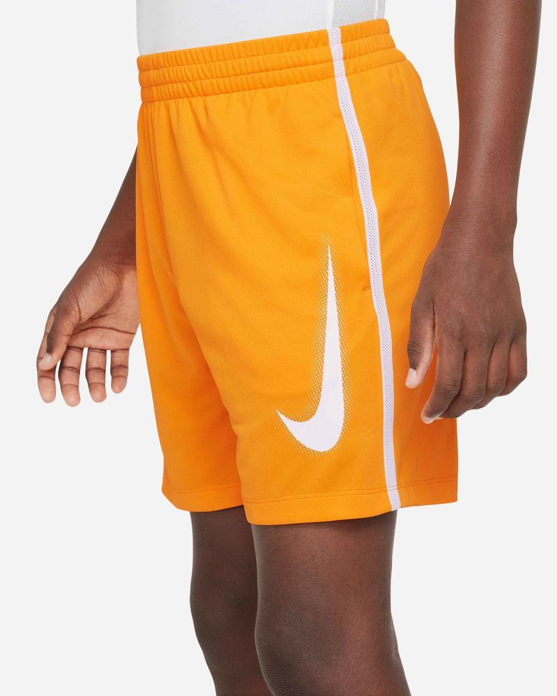 Pantaloncini da allenamento Nike Multi Orange da bambino DX5361