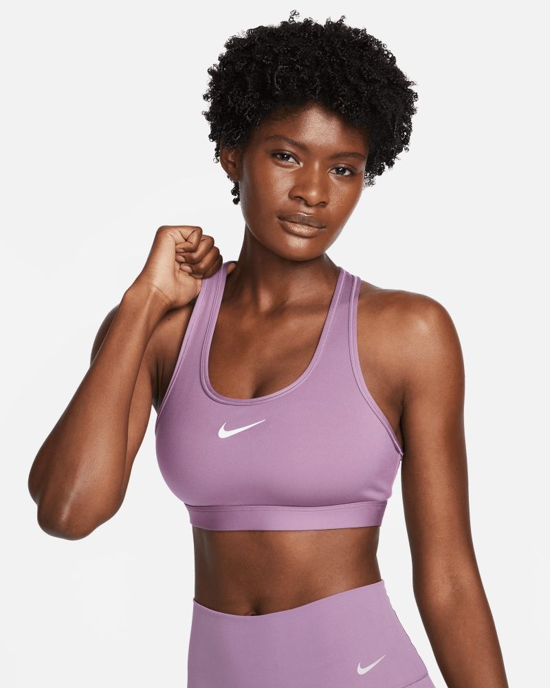 Nike Ultrabreathe Indy Light Support Sports Bra In Platinum Violet-purple