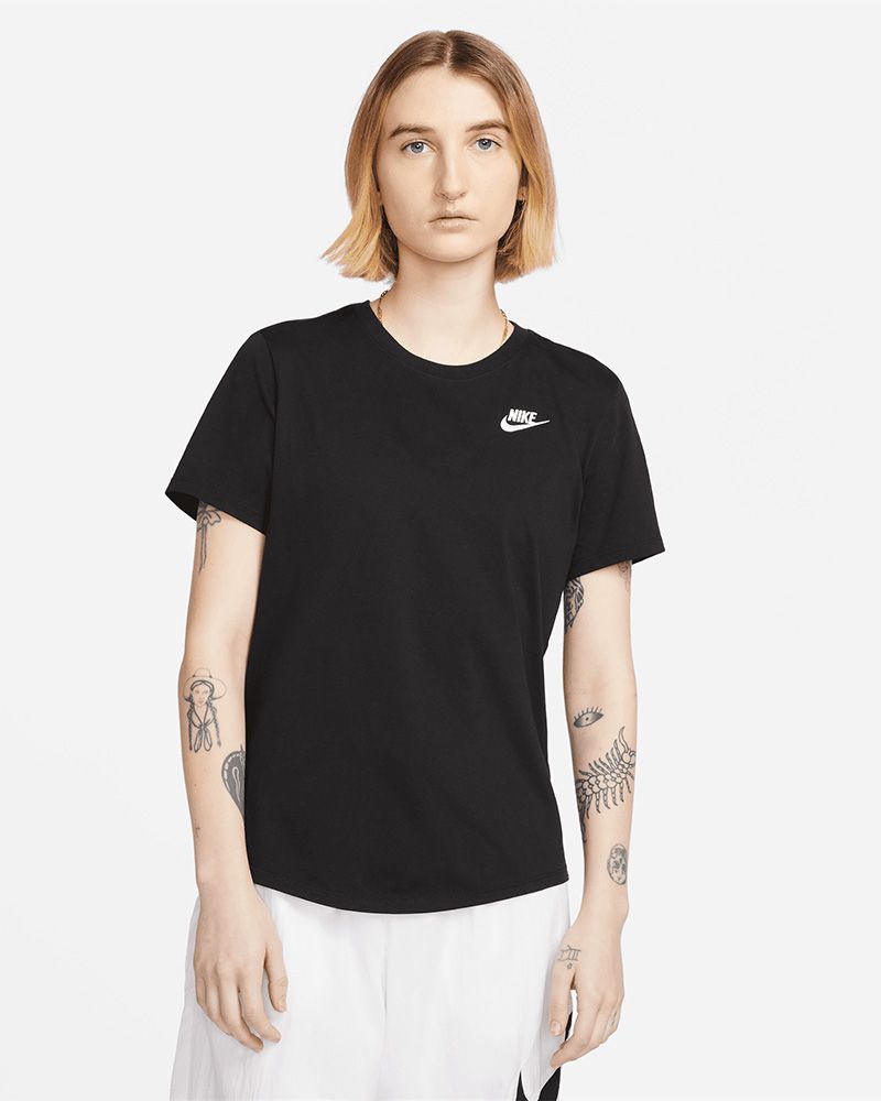 T-shirt Nike Sportswear Club Essentials Noir pour Femme