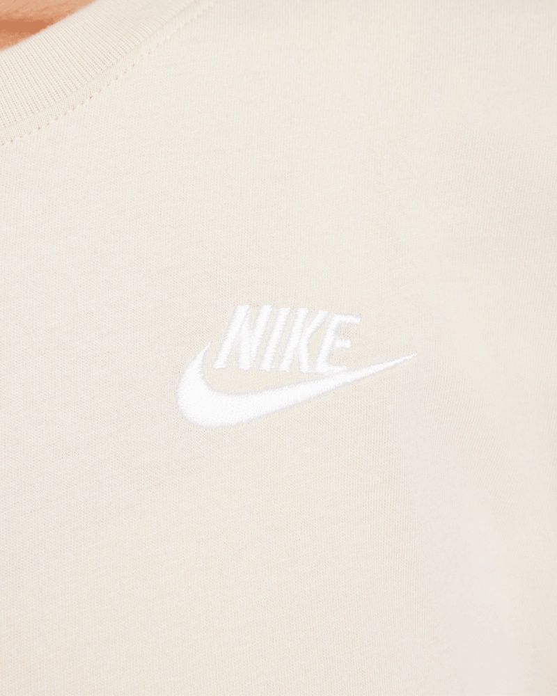 Women s Nike Sportswear Club Essentials Beige T Shirt EKINSPORT