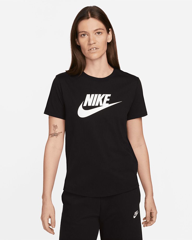 T-shirt à logo Nike Sportswear Essentials Noir pour Femme