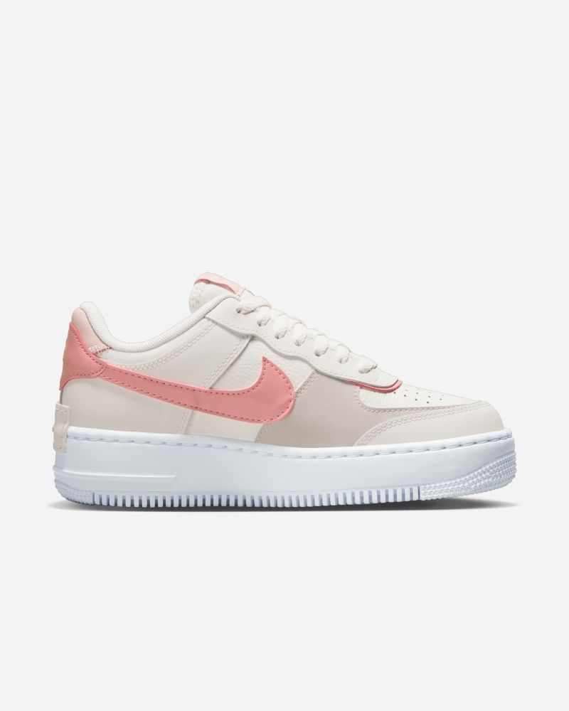 Women s Nike Air Force 1 Shadow Grey Pink Shoes EKINSPORT