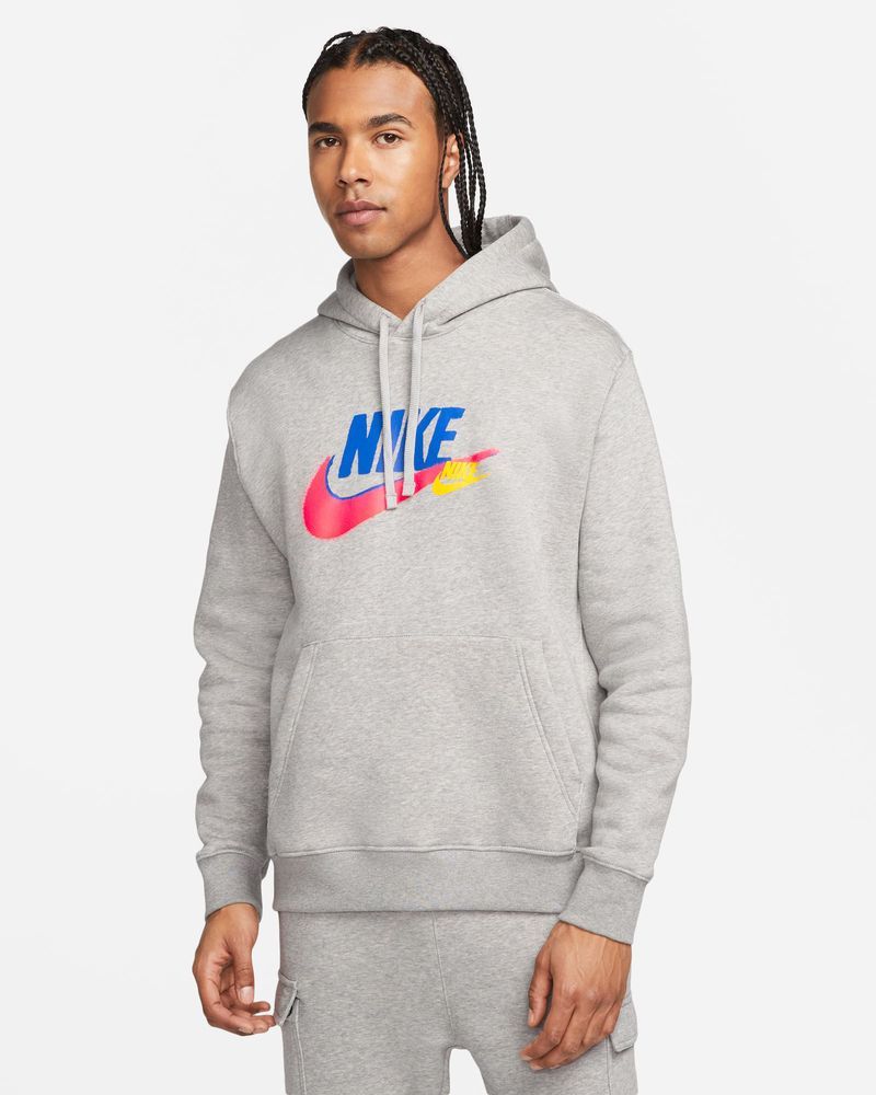 Sweat jordan brushed capuche gris top